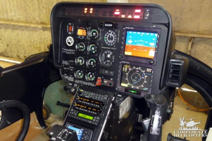 Avionics on a 2007 Bell 407 helicopter