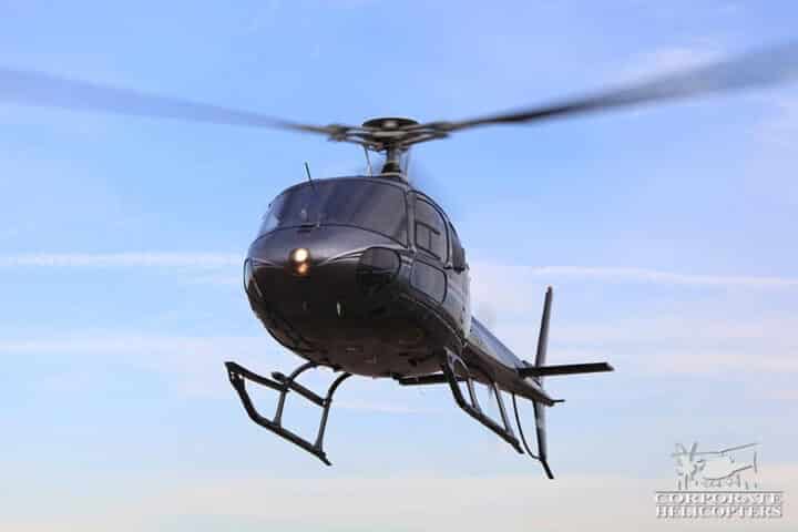 AS350 B2 helicopter in flight