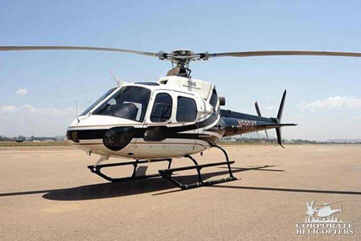 Side view of a 1990 Eurocopter AS350 BA helicopter