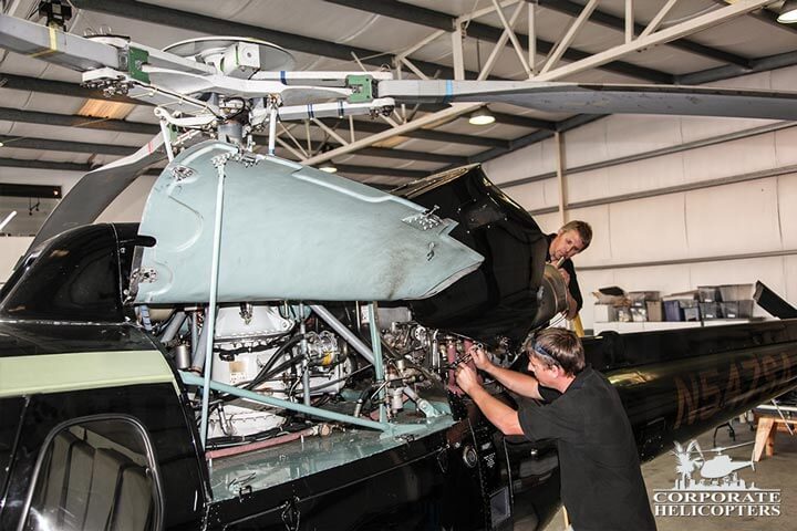 expert repair and maintenance for every part of the maintenance schedule on the AS350, EC-120, and EC-130