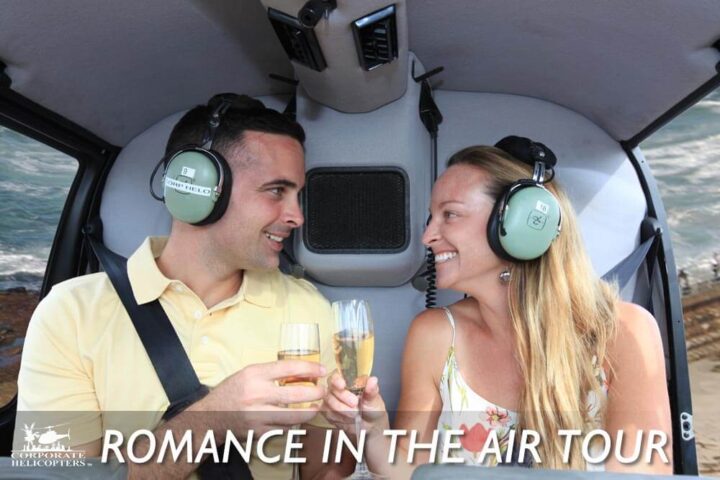 Romance in the air helicopter tour of San Diego