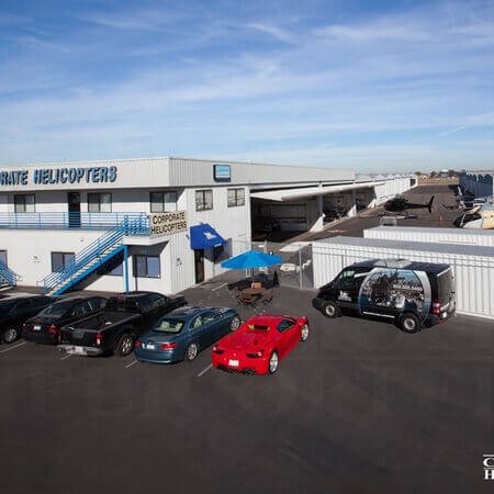 Photo of the Corporate Helicopters facility