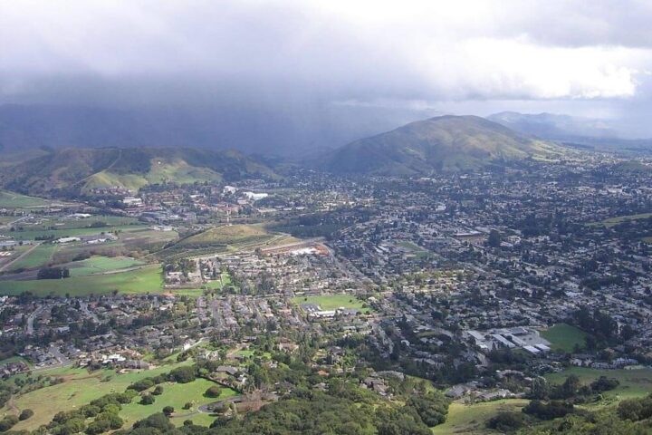 San Luis Obispo, aerial view